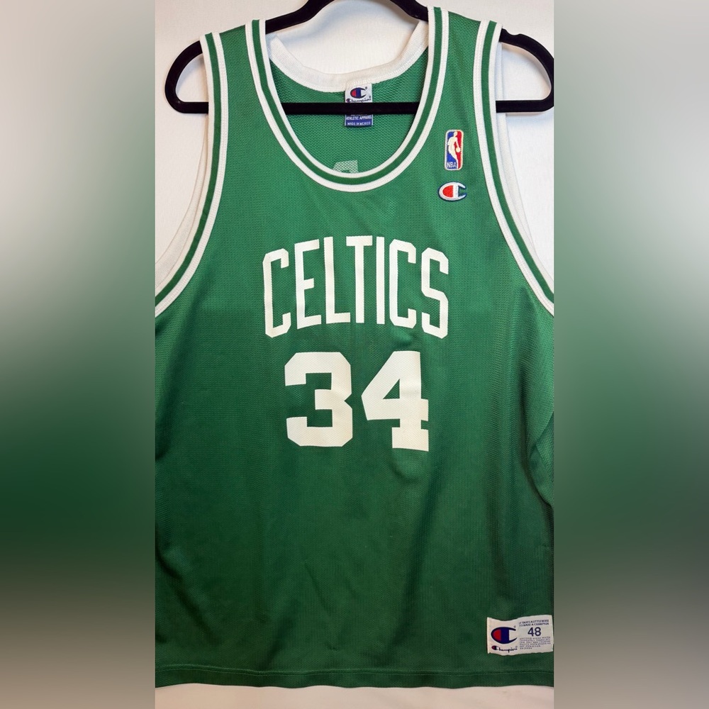 Vintage Champion Paul Pierce Boston Celtics Jersey Size 48